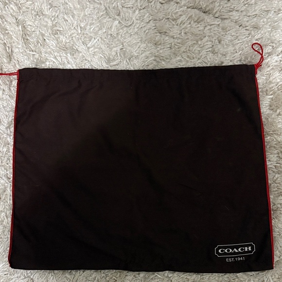 Coach Other - Coach Brown and Red Dust Bag
